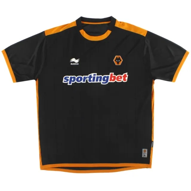 2010-12 Wolves Burrda Away Shirt M - Wolves / Excellent 