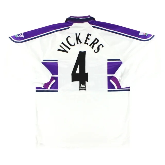 1999-00 Middlesbrough Errea Player Issue Away Shirt Vickers #4 L/S XXXL - Middlesbrough / Excellent 