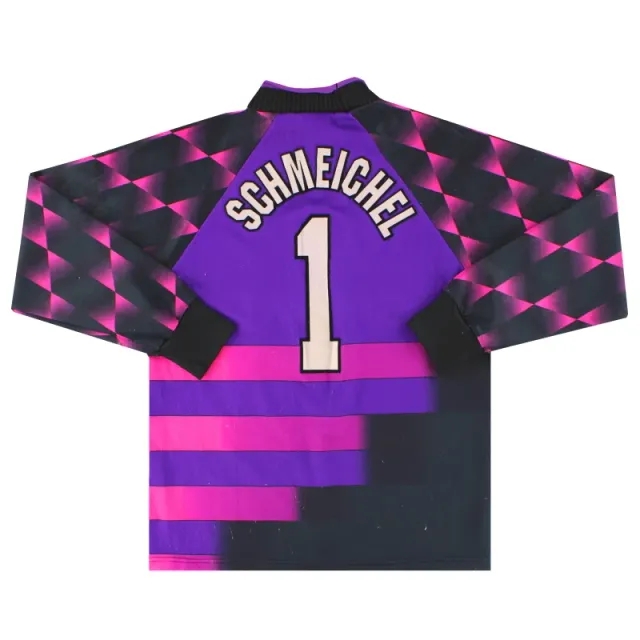 1996-97 Manchester United Umbro Goalkeeper Shirt Schmeichel #1 Y - Manchester United / Excellent 