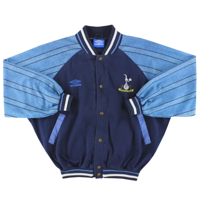 1990-92 Tottenham Umbro Bomber Jacket M - Tottenham Hotspur / Excellent 