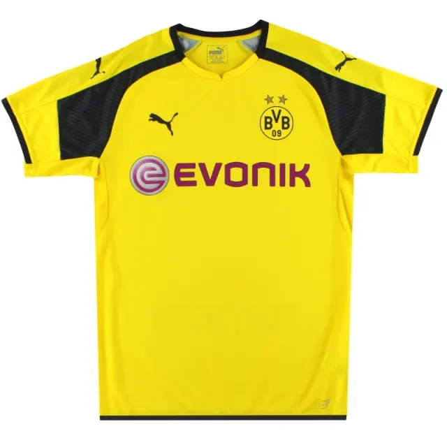 2016-17 Borussia Dortmund Puma CL Home Shirt L - Dortmund / Excellent 