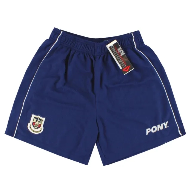 1997-98 Tottenham Pony Home Shorts *w/tags* M - Tottenham Hotspur / w/tags 