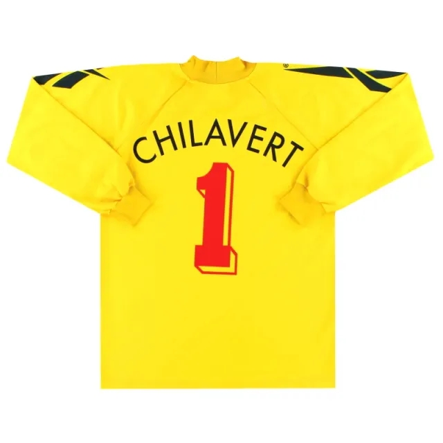 1990s Reebok Goalkeeper Template Shirt Chilavert #1 - Other South American Teams / Very good 