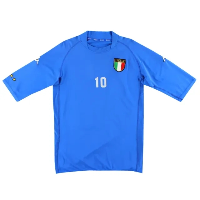 2002 Italy Kappa Home Shirt #10 XL - Italy / Very Good 