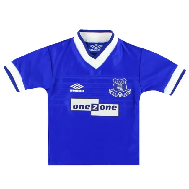 1999-00 Everton Umbro Home Shirt Child - Everton / Excellent 