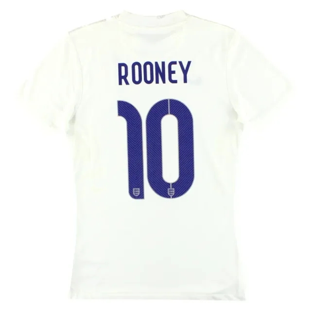 2014-15 England Nike Authentic Home Shirt Rooney #10 S - England / Excellent 