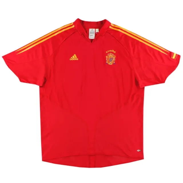 2004-06 Spain adidas Home Shirt *Mint* XXL - Spain / w/tags 