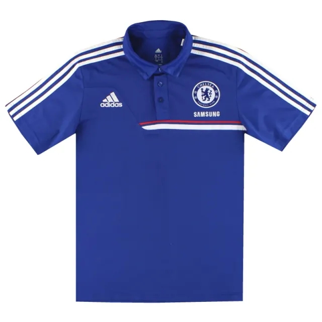 2013-14 Chelsea adidas Polo Shirt L - Chelsea / Excellent 