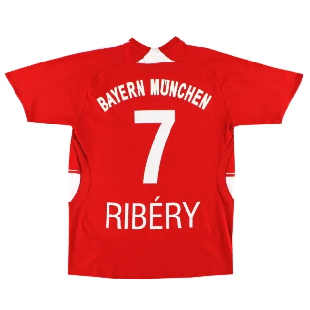 2007-08 Bayern Munich adidas Home Shirt Ribery #7 L.Boys - Bayern Munich / Excellent 