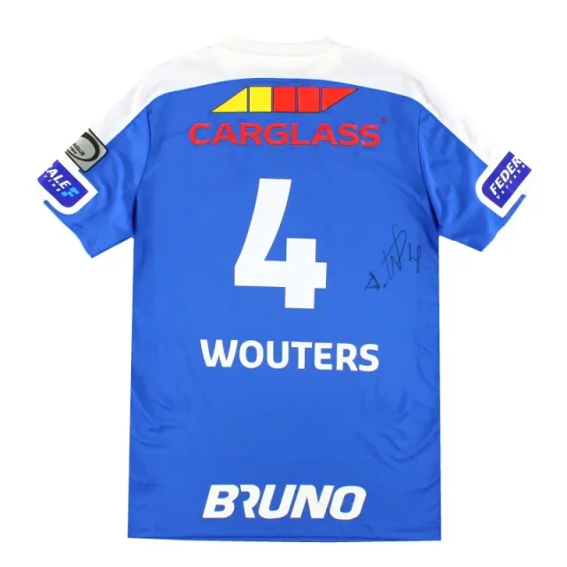 2017-18 Genk Nike Player Issue 'Signed' Home Shirt Wouters #4 L - Other European Clubs / Excellent 