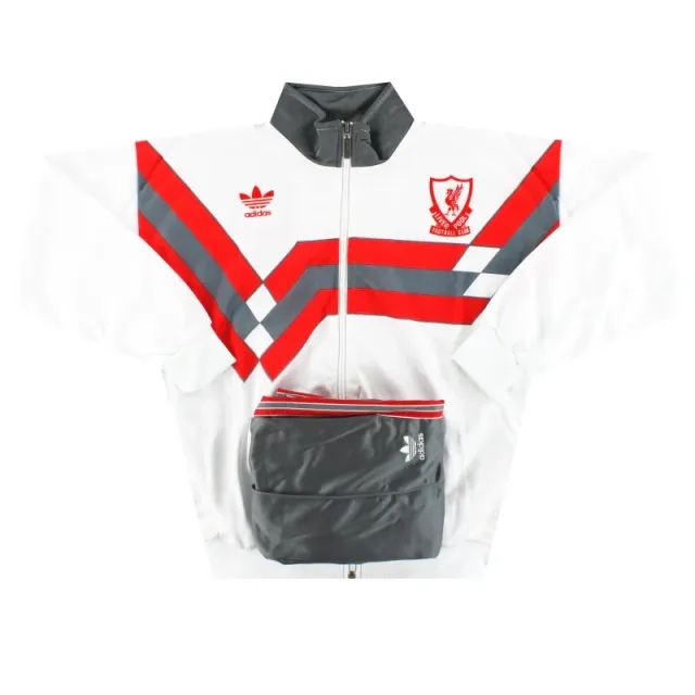 1989-91 Liverpool adidas Tracksuit S - Liverpool / Very Good 