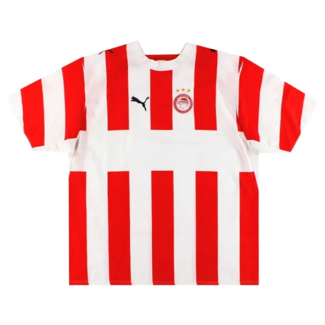 2006-07 Olympiakos Puma Home Shirt S - Olympiakos / Excellent 