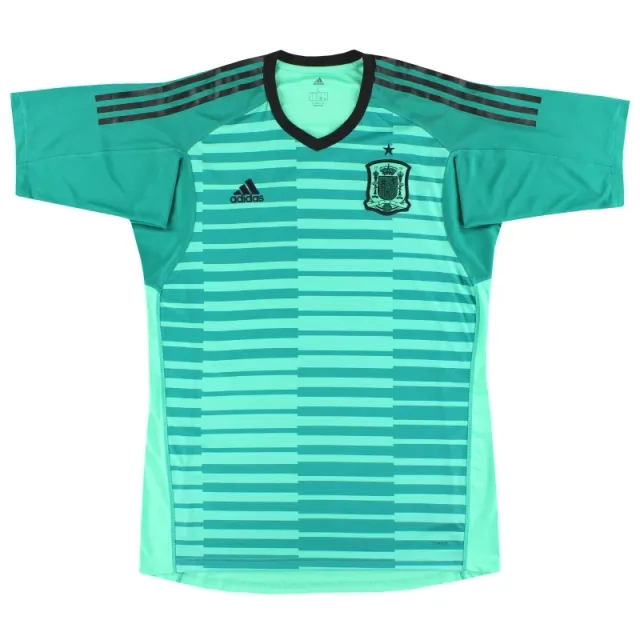 2018-19 Spain adidas Goalkeeper Shirt L - Spain / Excellent 