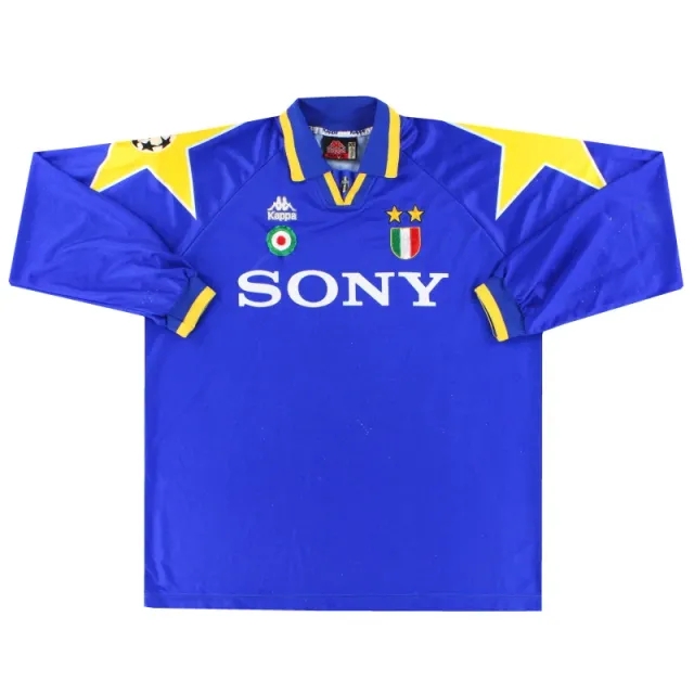 1995-96 Juventus Kappa Away Shirt L/S XL - Juventus / Very Good 
