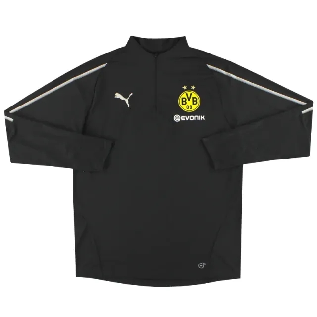 2018-19 Dortmund Puma 1/4 Zip Training Top L - Dortmund / Excellent 