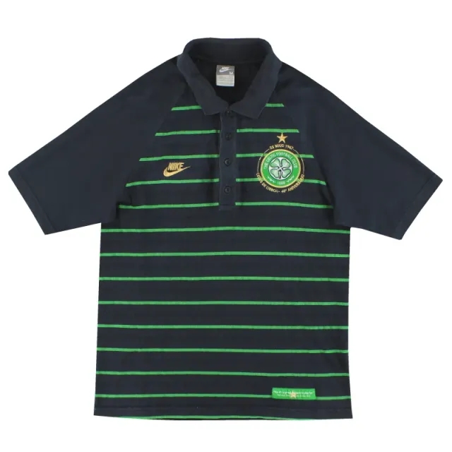 2007-08 Celtic Nike Polo Shirt M - Celtic / w/tags 