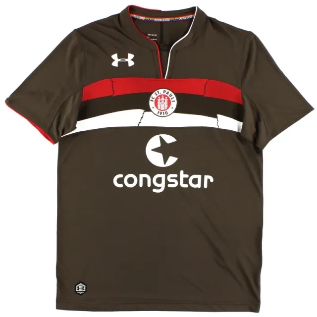 2018-19 FC St. Pauli Under Armour Home Shirt *As New* S - Other German Clubs / As New 