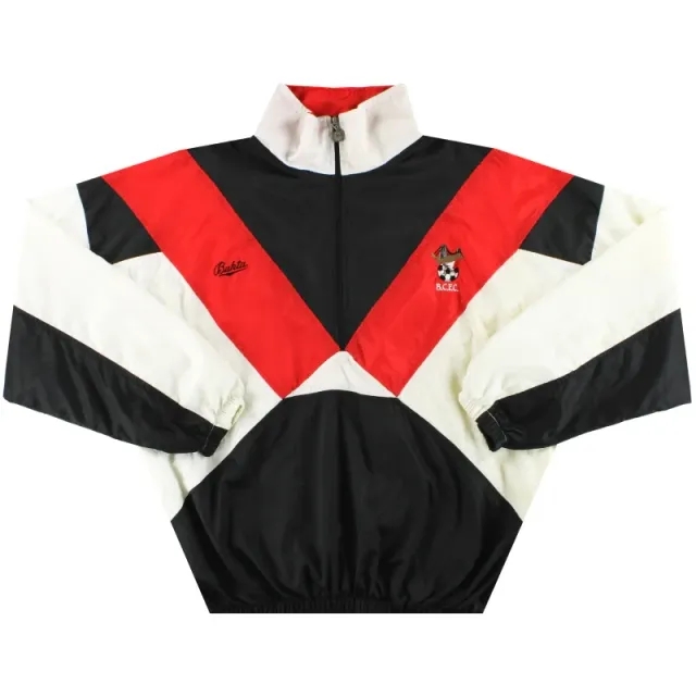1990-92 Bristol City Bukta 1/2 Zip Track Jacket S - Bristol City / Excellent 