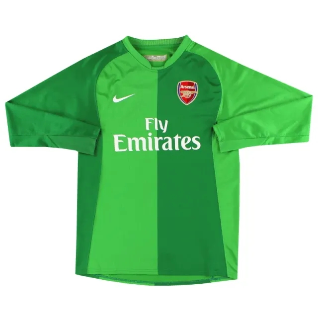 2006-08 Arsenal Nike Goalkeeper Shirt L/S S - Arsenal / Very good 