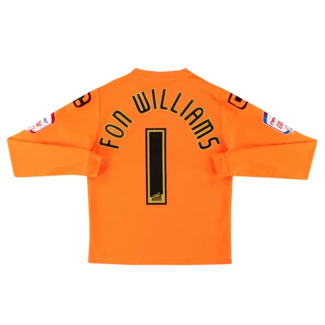 2011-12 Tranmere Rovers Carbrini Goalkeeper Shirt Fon Williams #1 M.Boys - Tranmere Rovers / Excellent 
