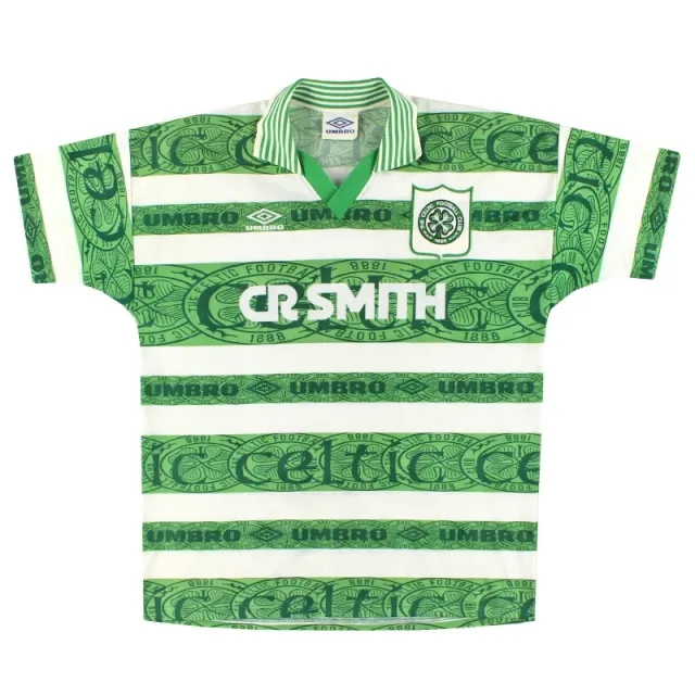 1995-97 Celtic Umbro Home Shirt L - Celtic / Very good 