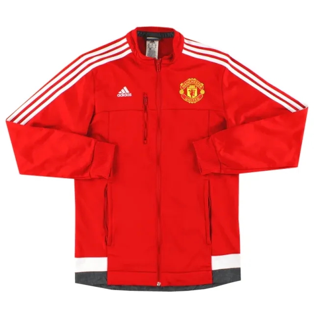 2015-16 Manchester United adidas Anthem Jacket M - Manchester United / Excellent 