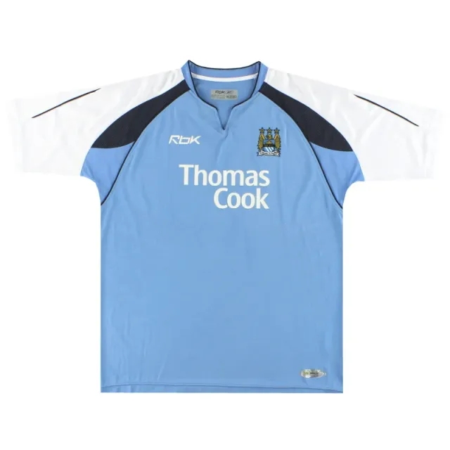 2006-07 Manchester City Reebok Home Shirt XXL - Manchester City / Excellent 