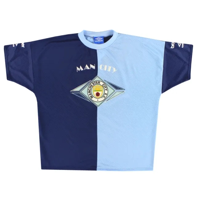 1994-96 Manchester City Umbro Training Shirt XL - Manchester City / Excellent 