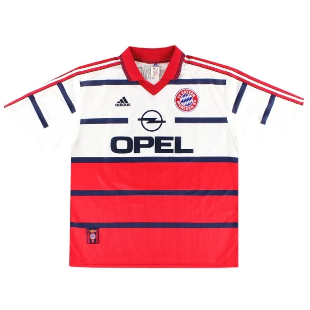 1998-00 Bayern Munich adidas Away Shirt Basler #14 XL - Bayern Munich / Excellent 