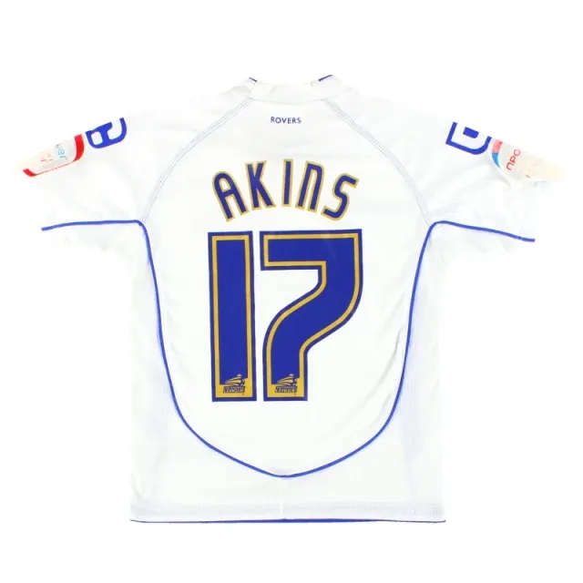2011-12 Tranmere Rovers Carbrini Home Shirt Akins #17 M.Boys - Tranmere Rovers / Very Good 