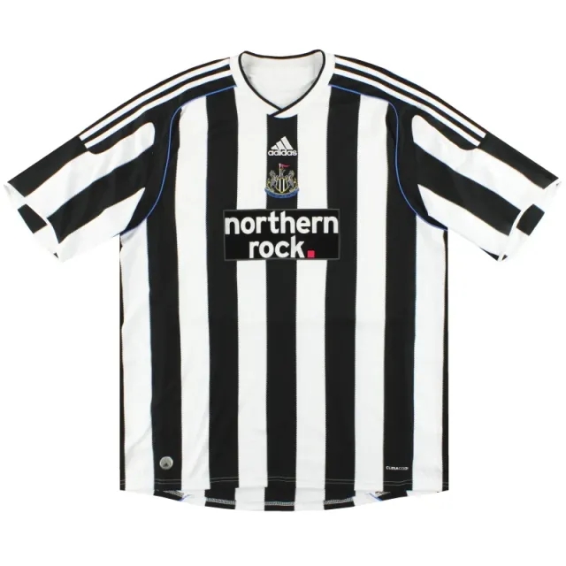 2009-10 Newcastle adidas Home Shirt L - Newcastle United / Excellent 