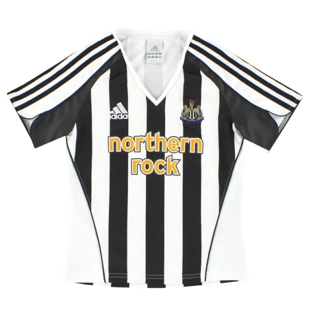 2005-07 Newcastle adidas Home Shirt Women's 10 - Newcastle United / Excellent 