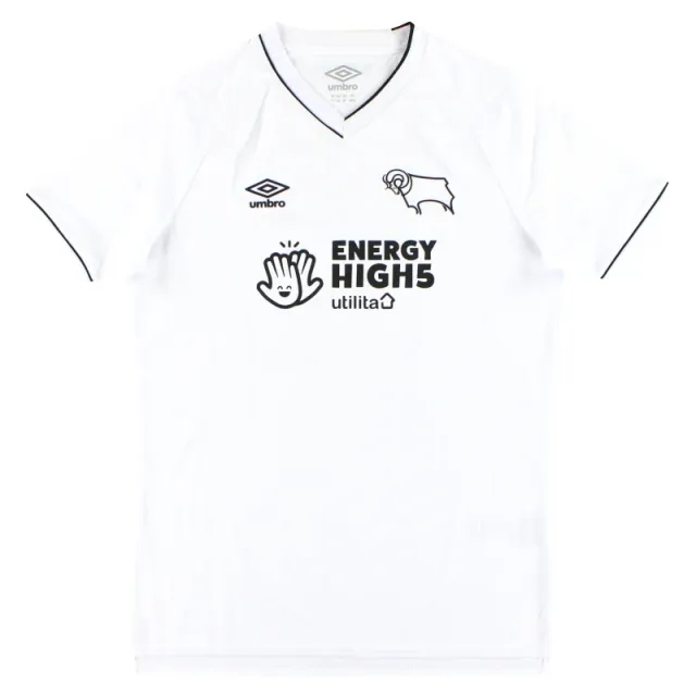 2020-21 Derby County Umbro Home Shirt *As New* - Derby County / As New 