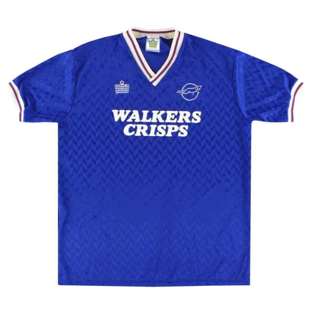 1987-88 Leicester City Admiral Home Shirt *Mint* L/XL - Leicester City / Mint / Large