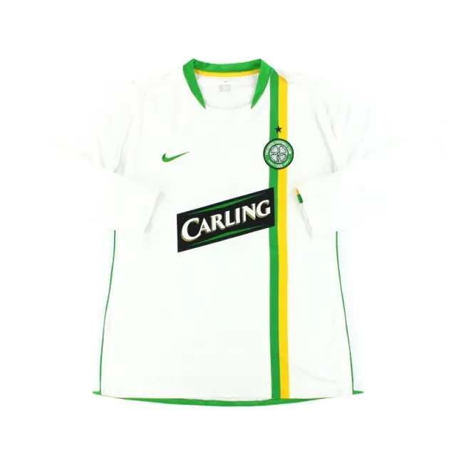 2006-08 Celtic Nike Player Issue European Shirt L/S XL - Celtic / Excellent 