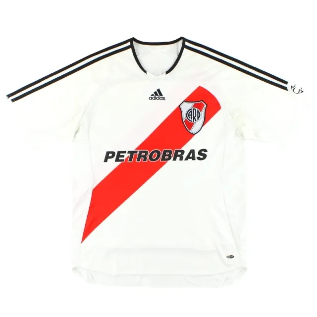 2006-07 River Plate adidas Home Shirt L - Central and South American Clubs / Excellent 
