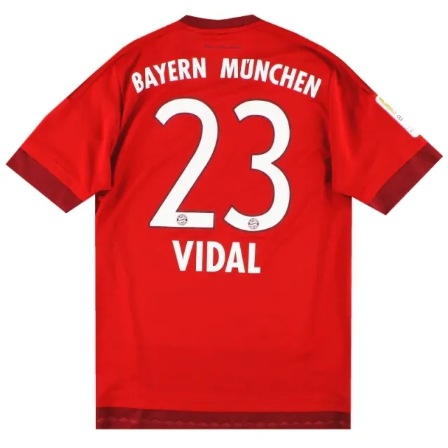 2015-16 Bayern Munich adidas Home Shirt Vidal #23 XL - Bayern Munich / Excellent 