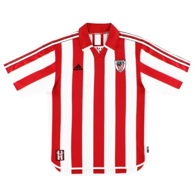 1999-01 Athletic Bilbao adidas Home Shirt XL.Boys - Athletic Bilbao / Very Good 
