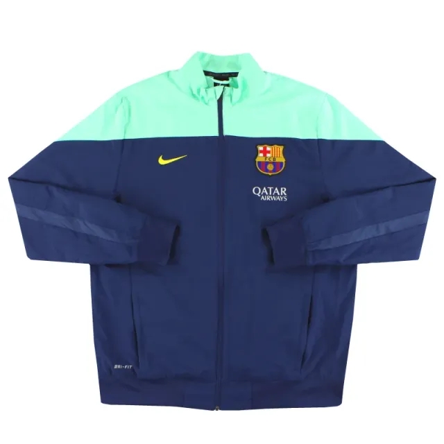 2013-14 Barcelona Nike Squad Track Jacket L - Barcelona / Excellent 