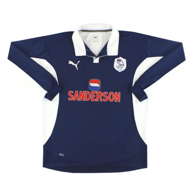 1999-00 Sheffield Wednesday Puma Goalkeeper Shirt M - Sheffield Wednesday / Excellent 