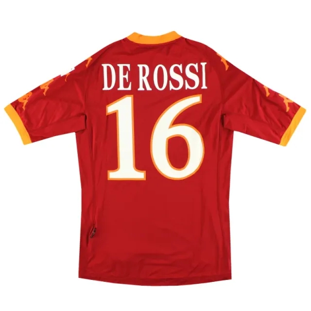 2010-11 Roma Kappa Player Issue Home Shirt De Rossi #16 *w/tags* M - Roma / w/tags 