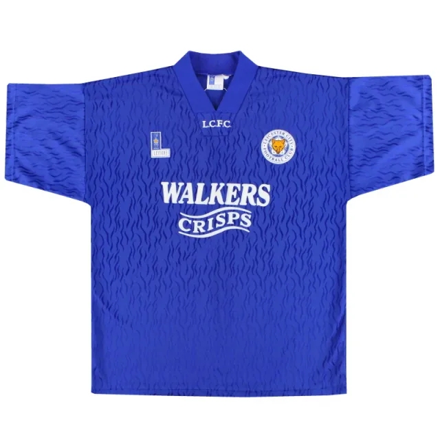 1992-94 Leicester Fox Leisure Home Shirt *Mint* XL - Leicester City / Mint 