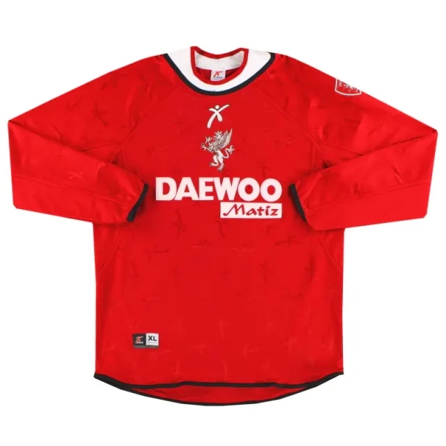 2001-02 Perugia Home Shirt L/S #17 XL - Other Italian Clubs / Excellent 