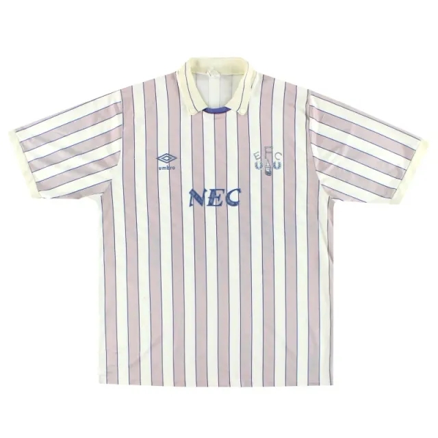 1988-91 Everton Umbro Away Shirt L - Everton / Very good 