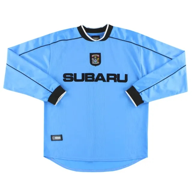 2001-02 Coventry Home Shirt L/S M - Coventry City / Excellent 