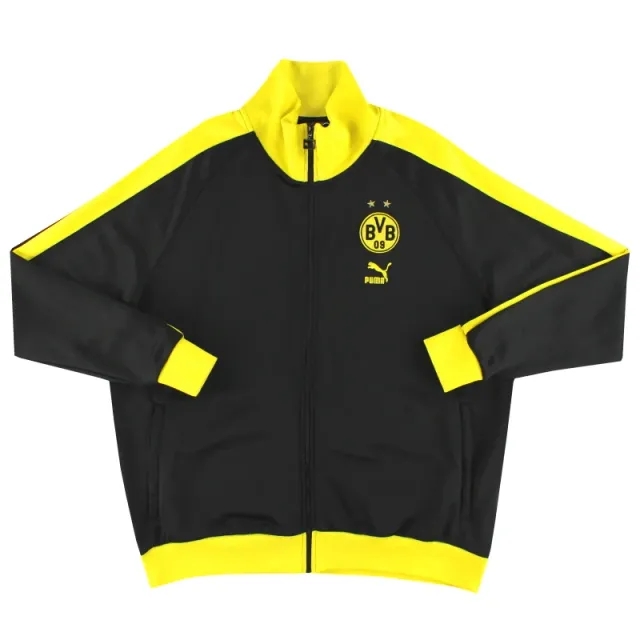 2023-24 Borussia Dortmund Puma FtblHeritage T7 Track Jacket XXXL - Dortmund / Excellent 
