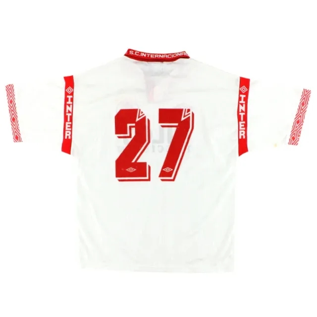 1994 S.C. Internacional Umbro Away Shirt #27 M - Central and South American Clubs / Very good 