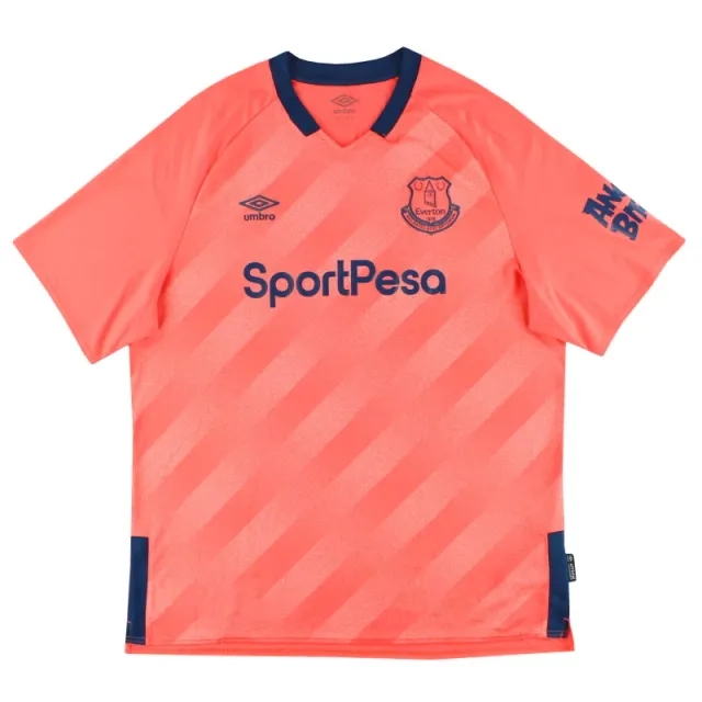 2019-20 Everton Umbro Away Shirt *Mint* XXL - Everton / Mint 