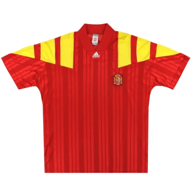 1992-94 Spain adidas Player Issue Home Shirt XL - Spain / Excellent 