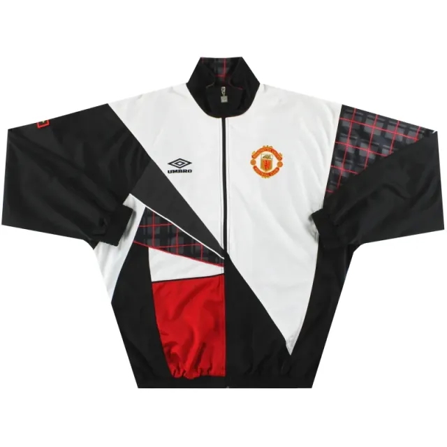 1996-97 Manchester United Umbro Track Jacket L - Manchester United / Excellent 